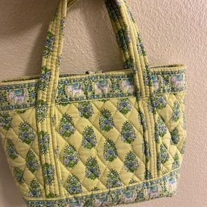 Vera Bradley Citrus Elephant Small Toggle Handbag